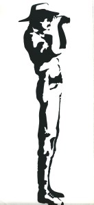 EO Man with binoculars