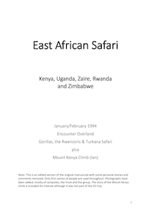 Icon East African Safari January 1994 (Ian Richards) (original)
